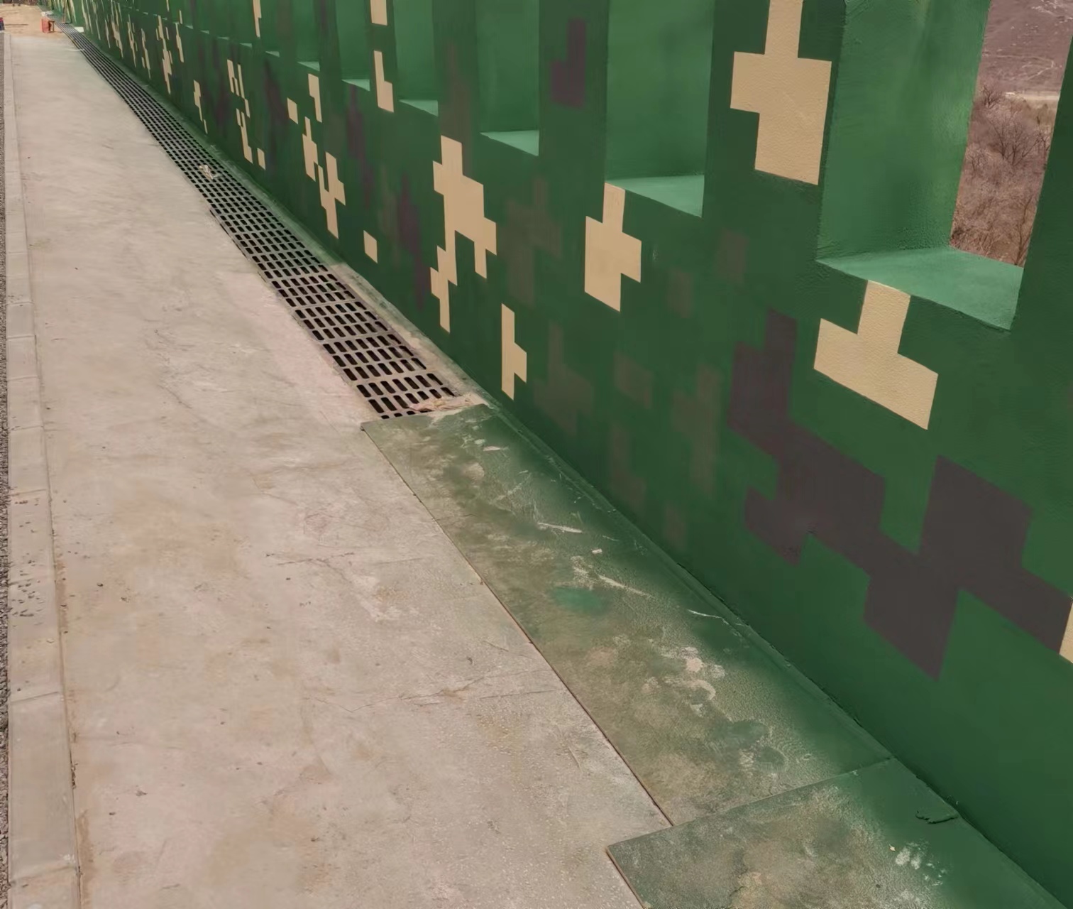 黄南围墙迷彩喷涂,数迷彩漆