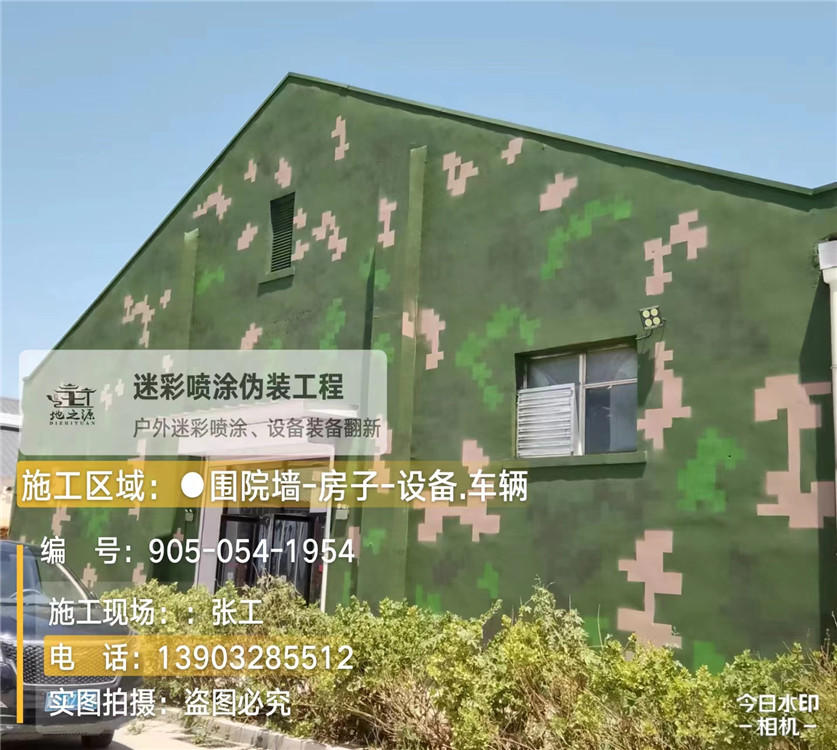 黄南外墙数码迷彩漆施工报价清单（100㎡标准墙面测算）